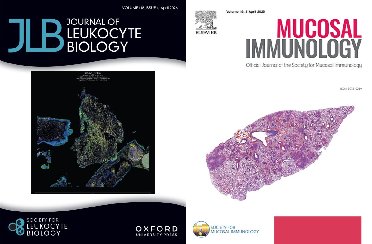 Journal Covers - JLB and Mucosal Immunology